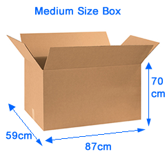 34 inches shipping boxes